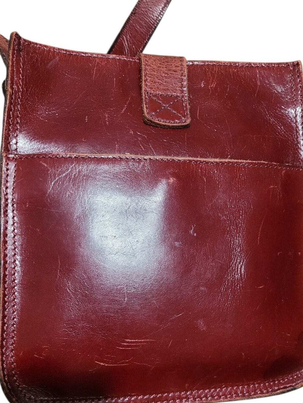 Patricia Nash Venezia Pouch Renaissance Coin Leather Crossbody - Picture 3 of 8
